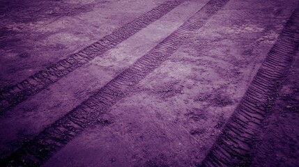 Intricate Construction Site Patterns in Deep Purple Tones