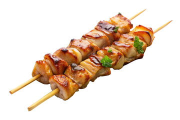 shish kebab on skewers