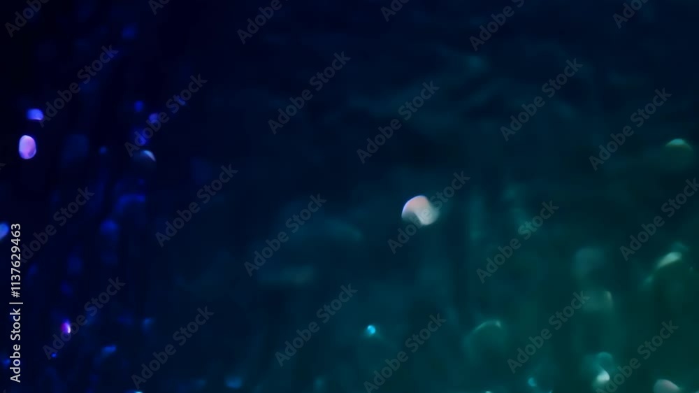 Aufkleber Colorful abstract lights dance in dynamic patterns during an evening event in a lively urban setting