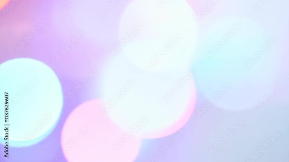 Fototapete Colorful light reflections create an abstract visual experience at a lively event in the evening