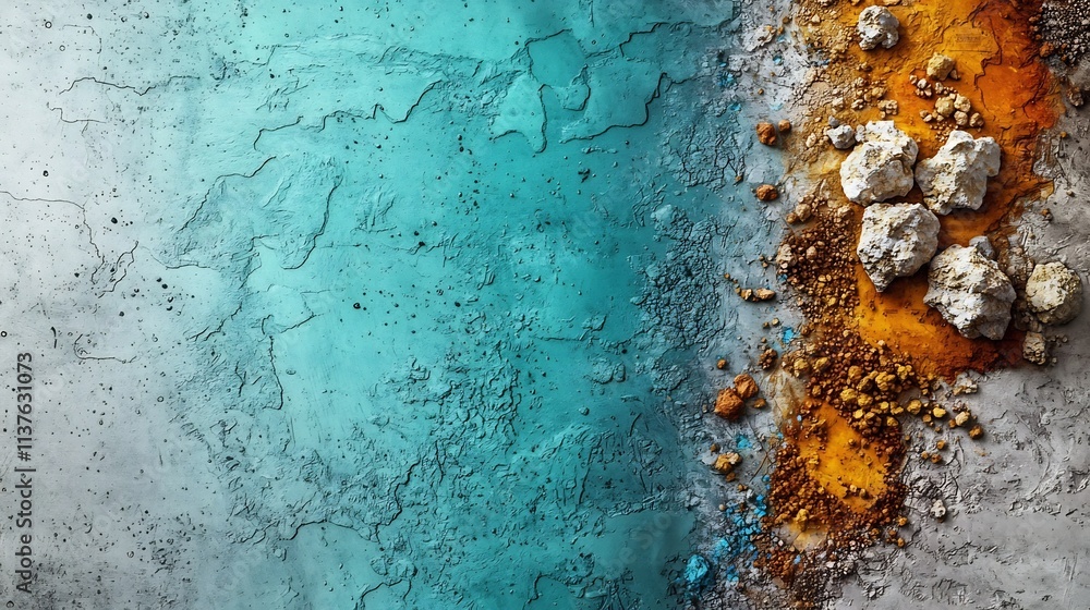 Poster mineral resource map with integrated virtual twin technology for forecasting extraction feasibility 