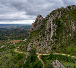 beautiful landscape in the mountains of the north of Spain. Nature in the mountains. Burgos (Spain)