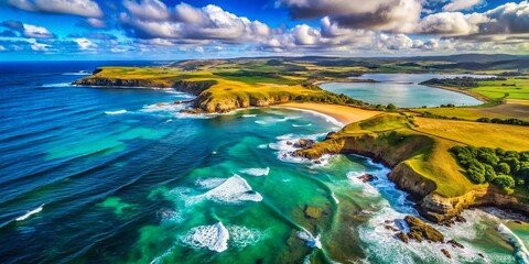 Phillip Island Southern Bay Aerial Backwards Flight
