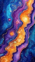 Stunning Colorful Abstract Art for Phone Backgrounds and Home Decor