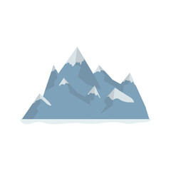 Mountain Flat Vector Illustration - 05