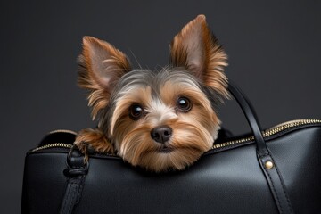 Yorkshire Terrier in a Purse