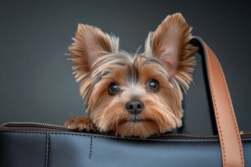 Yorkshire Terrier in a Purse