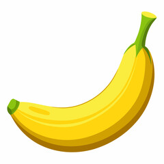 banana isolated on white background