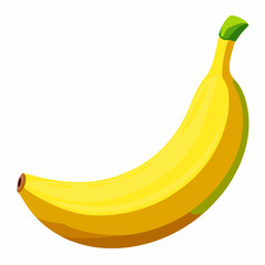banana isolated on white background