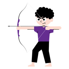 Kid Archery Character