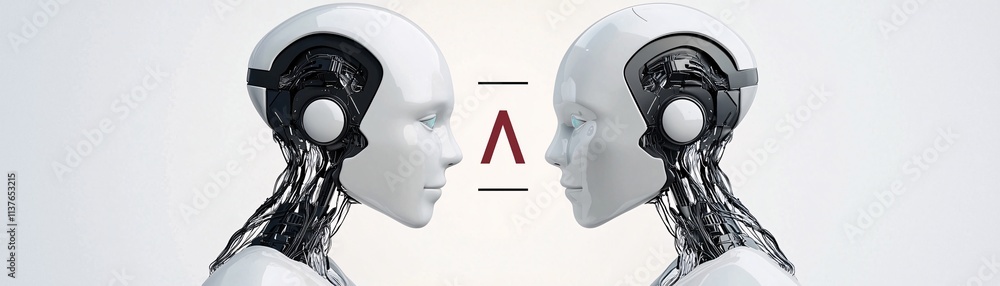 Poster embracing digital transformation, integrating robust ai capabilities, dynamic adoption processes, in