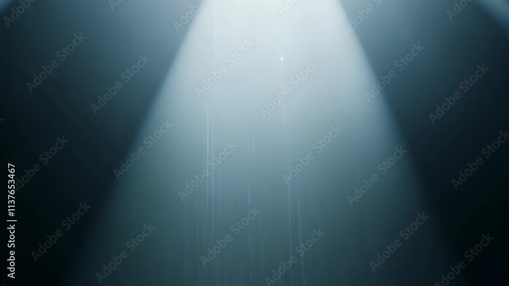 Poster enchanting rays of light illuminate a dark space with mesmerizing patterns and shimmering dust parti