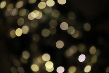 Obraz premium Abstract Bokeh Background with Blurred Lights and Soft Circles Effect