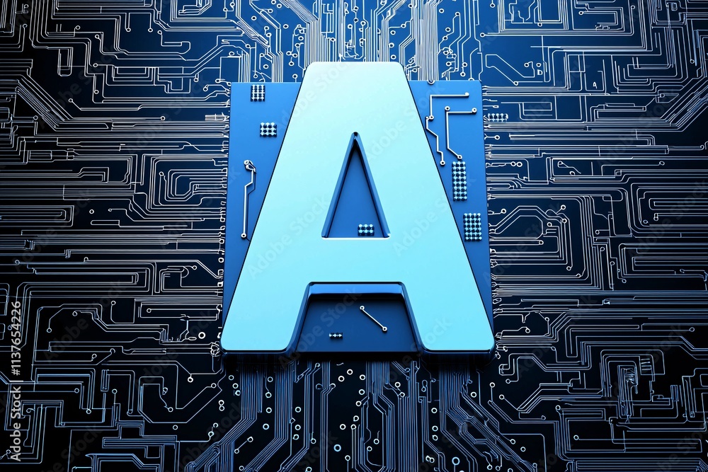 Poster ai-enhanced digital transformation, smooth integration of predictive analytics, cutting-edge solutio