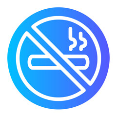 no smoking Gradient icon