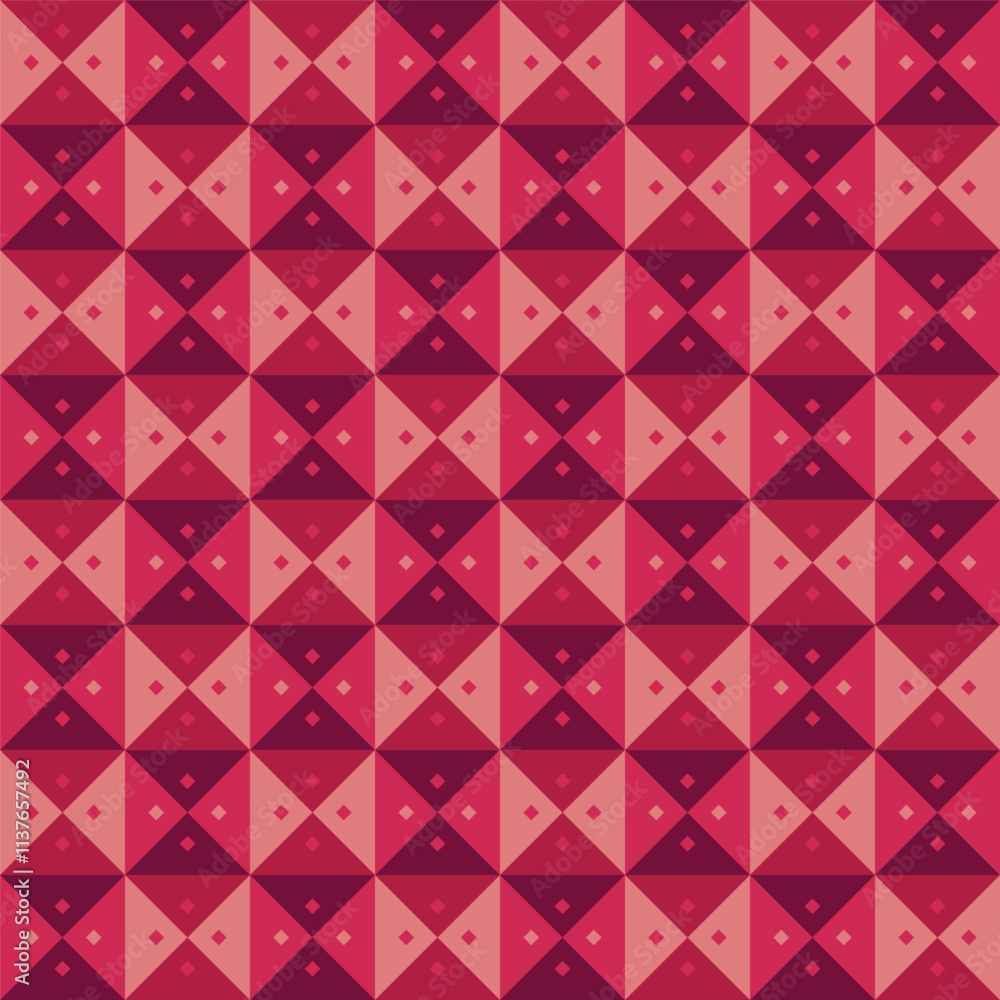 Poster seamless vector textures. colorful patterns with diamond and triangle shapes. design element for tex