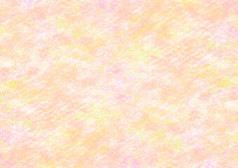 Bright Orange Crayon Texture Background（明るいオレンジ色のクレヨン風パステルテクスチャ背景）