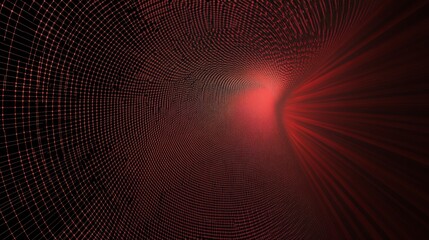 Abstract Digital Tunnel: A mesmerizing exploration of data flow and digital networks.  Intricate geometric patterns and vibrant colors create a captivating visual experience.