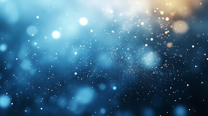 Light blue background with bokeh lights color