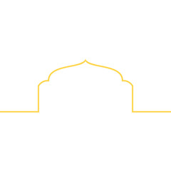Gold Ramadan Border Frame
