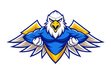 Eagle mascot logo vector style