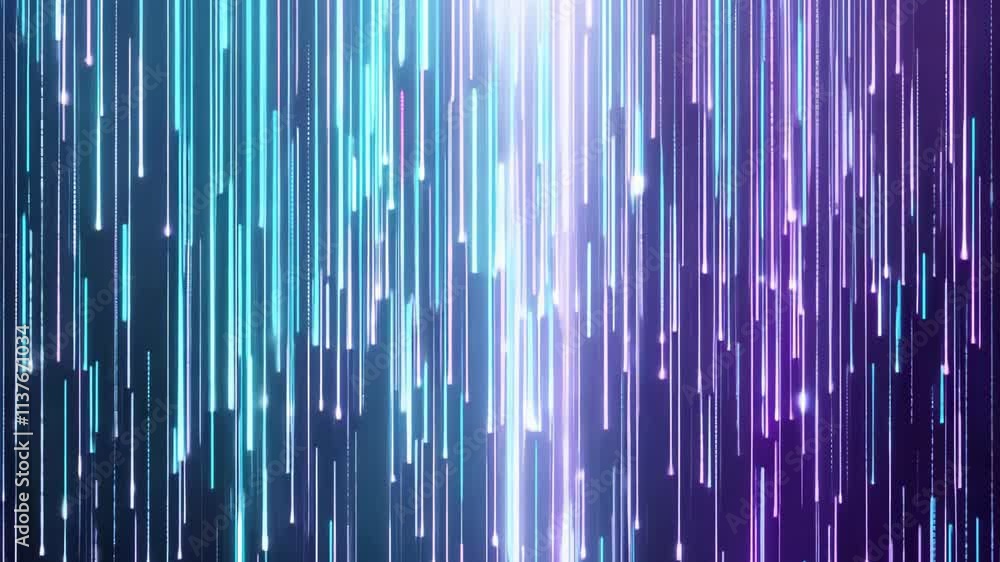 Poster dynamic light streaks create a mesmerizing visual display in vibrant colors and patterns