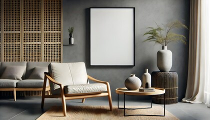 Luxurious Living Room with Velvet Sofa and Gold Accents