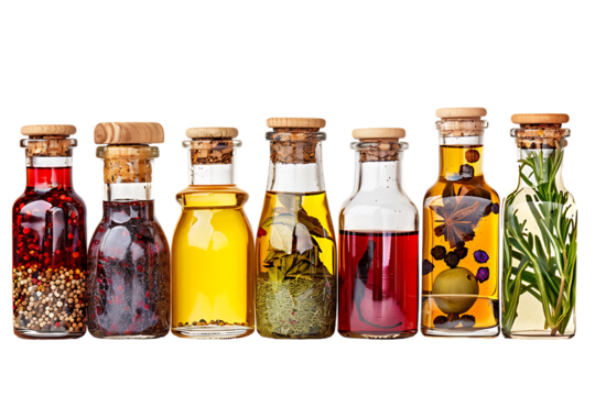 A vibrant hot air balloon with multiple colors, set against a transparent background, highlighting its distinct design