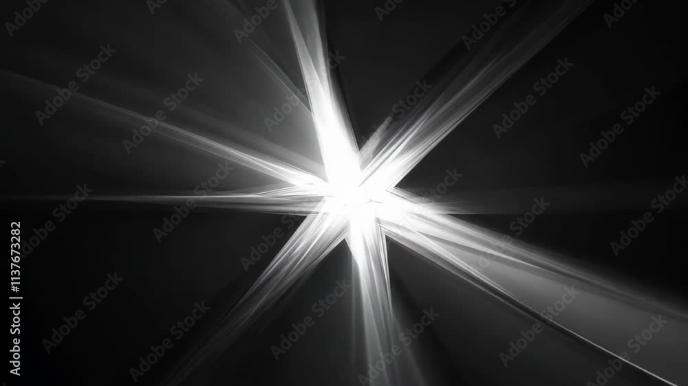 Poster bright light pattern creates dynamic visual effects in dark surroundings to enhance ambiance and moo