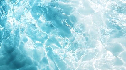 Obraz premium Light blue water texture with gentle ripples brig abstract background