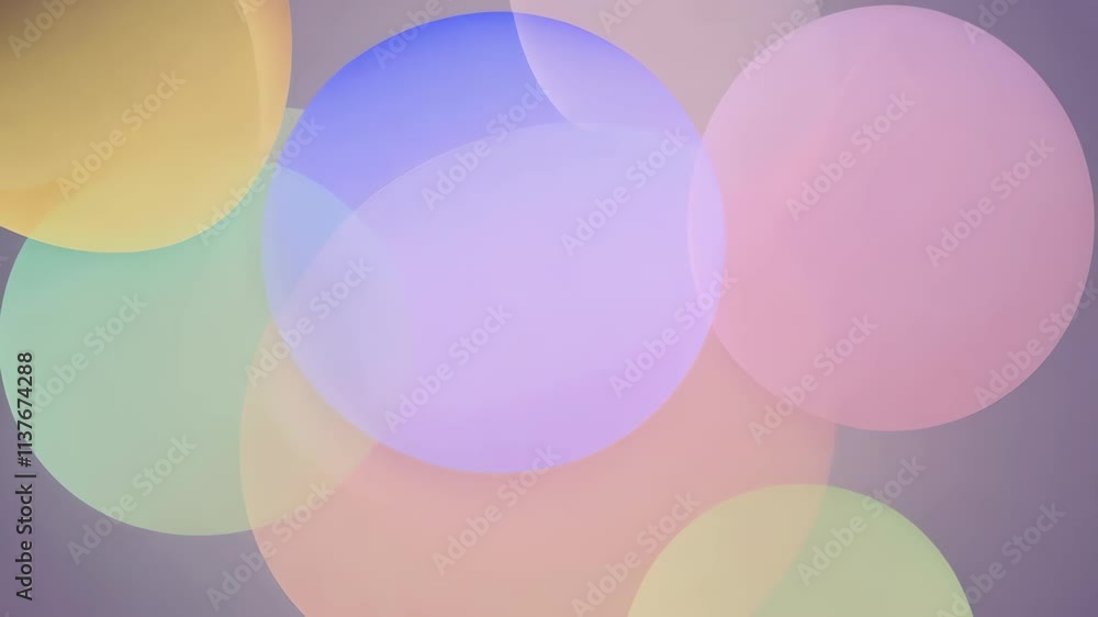 Poster colorful abstract patterns create a vibrant atmosphere in a playful exploration of light and shape