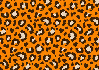 Leopard, Cheetah, wild animals print, seamless pattern design. Leopards skin pattern textile vector design