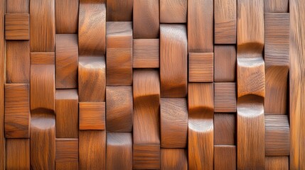 Fototapeta premium Intricate Wooden Surface with Unique Textures and Patterns