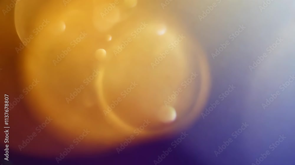 Poster bubbles floating gracefully in a dark environment during a captivating light display