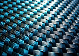 Fototapeta premium Carbon Fiber Texture Background, Abstract Black and Grey Lines, Wide Angle Macro Photography, High Resolution Image, Industrial Design