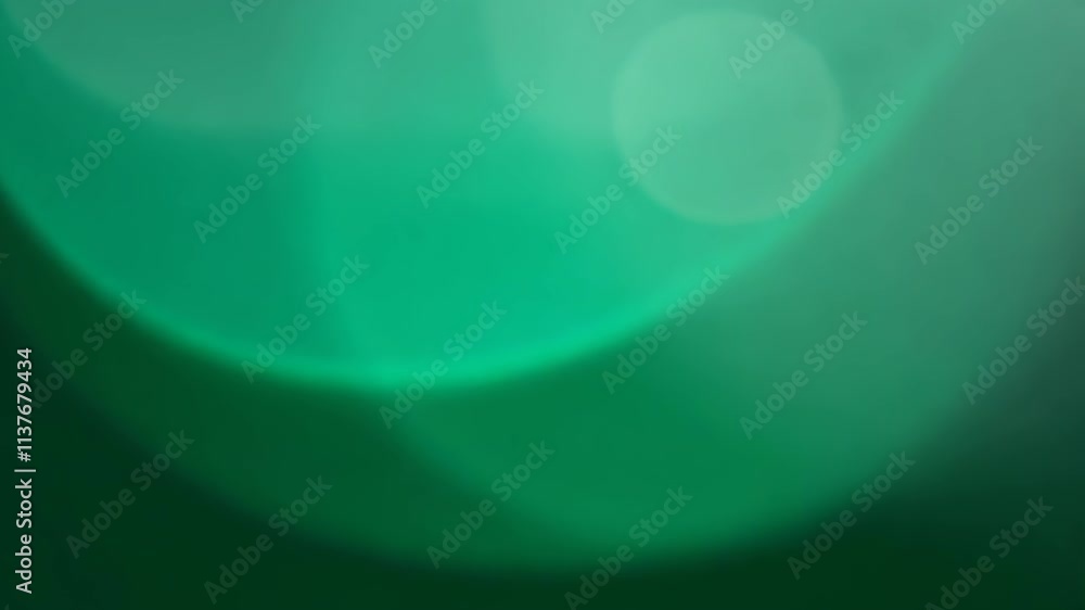 Poster abstract green and blue circular patterns create a calming atmosphere in this artistic display