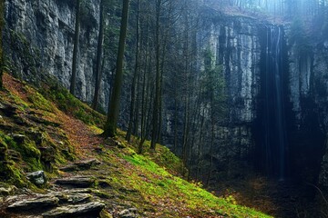 Obraz premium Capri - Italy. Beautiful simple AI generated image