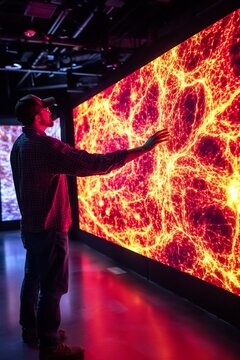 Fiery Inferno of Intense Heat and Molten Energy in Dramatic Display