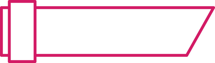 Obraz premium Customizable Name Box Outlines