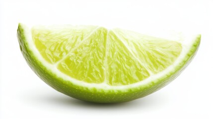 Vibrant Lime Slice: Fresh and Zesty Close-up