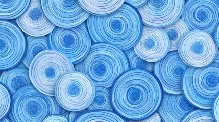 Abstract Blue Geometric Background with curved lines vector presentation design, light blue background 