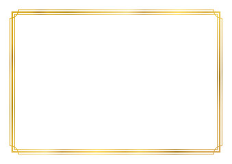 ゴールドのフレーム