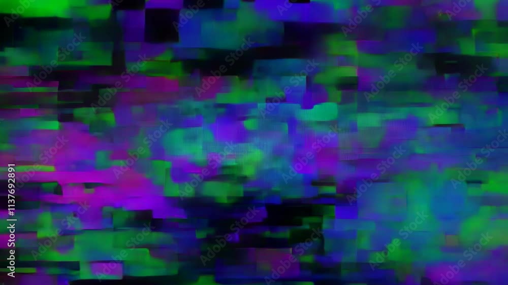 Poster Digital art exploration featuring vibrant abstract patterns and colors in a captivating display of motion and texture