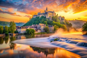 Surreal Dordogne River: Castillon-la-Bataille Dreamscape - Ethereal Photography