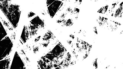 Fototapeta premium Grunge black and white urban vector texture. design brush strokes. Overlay texture. Faded black-white dyed paper texture. Sketch grunge design. Use for poster, cover, banner, mock-up, stickers layout.