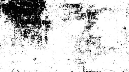 Naklejka premium Grunge czarno-biała miejska tekstura wektorowa. projekt pociągnięcia pędzla. Tekstura nakładki. Wyblakła czarno-biała farbowana tekstura papieru. Szkic grunge design. Użyj do plakatu, okładki, banera, makiety, układu naklejek.
