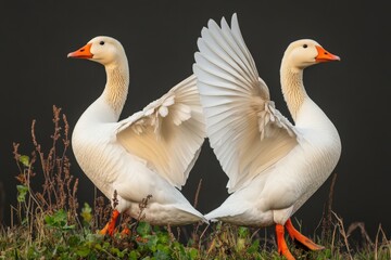 Obraz premium An adorable penguin appears at ease on a sandy beach, close to sea-kissed rocks. Beautiful simple AI generated image