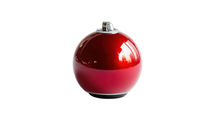 Classic Red Bicycle Bell with Shiny Finish: Perfect for Enhancing Your Bike's Style and Safety While on the Road.