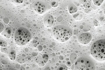 White soap foam bubbles texture.