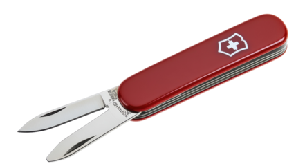 Versatile Classic Red Swiss Army Knife with Essential Tools for Outdoor Adventures and Everyday Tasks.